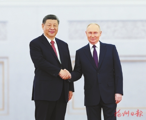 习近平同俄罗斯总统普京会谈