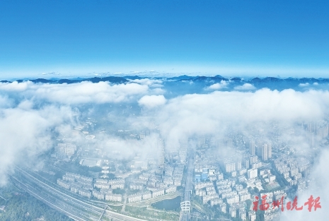 宛若仙境！福州多地现云海奇观