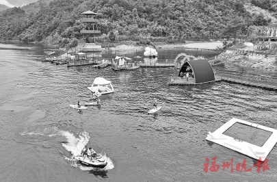 闽清漂浮公园开园迎客