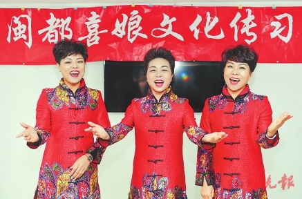 福州特色婚俗少不了她们助阵